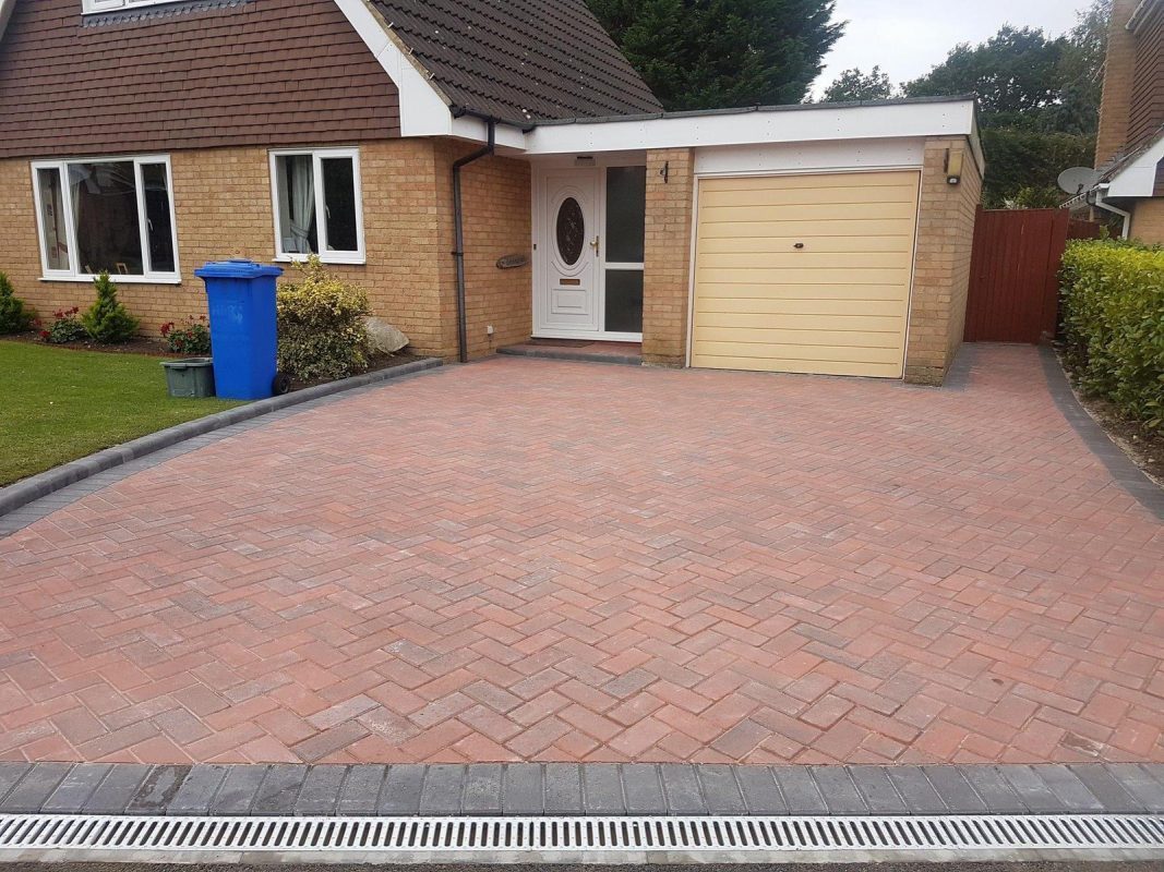 Driveway approach mid-install